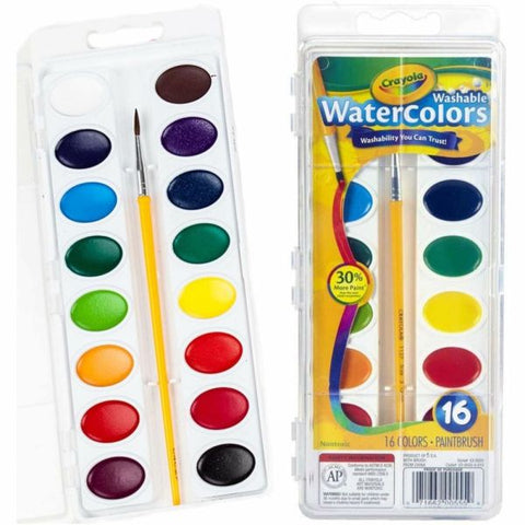 Crayola Washable Watercolor Paint Set