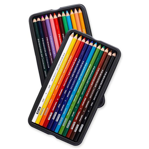 Prismacolor Professional Thick Lead Art Pencils, Assorted Colors, Set Of 24 Pencils