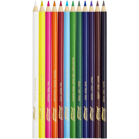 Prang Color Pencils, 3.3 mm, Pack Of 12