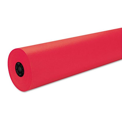 Pacon Decorol Flame-Retardant Paper Roll, 36" x 1000', Festive Red