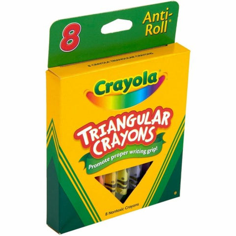 Crayola Triangular Crayons, Box Of 8