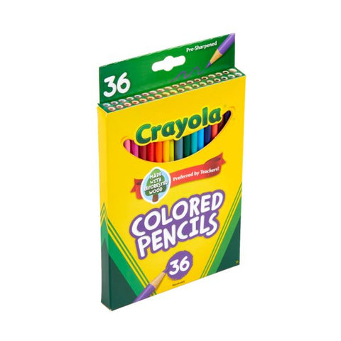 Crayola Colored Pencils, Set Of 36 Colors