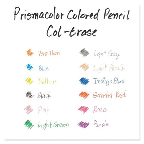 Prismacolor Col-Erase Pencils, Assorted Colors, Box Of 24