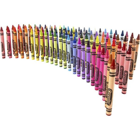 Crayola Standard Crayons With Built-In Sharpener, Assorted Colors, Big Box Of 96 Crayons