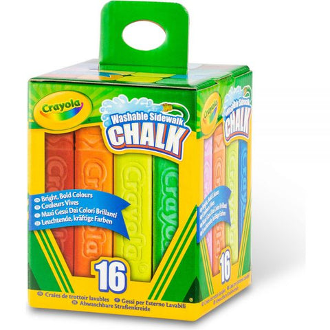 Crayola Sidewalk Chalk, Bucket Of 16