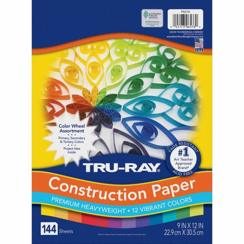 Tru-Ray Color Wheel Construction Paper