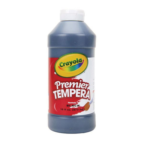 Crayola Premier Tempera Paint, Black