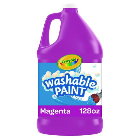 Crayola Washable Paint, Magenta, 1 gal Bottle