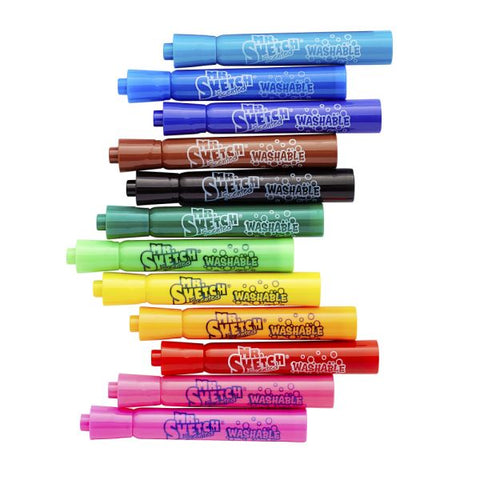 Mr. Sketch Scented Washable Markers - Narrow Narrow Chisel, Medium, Broad Marker Point - Assorted Ink - 192 / Set