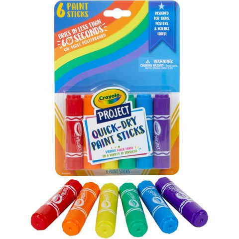 Crayola Project Quick-Dry Paint Sticks