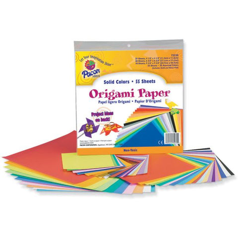 Pacon Origami Paper, Pack Of 55 Sheets