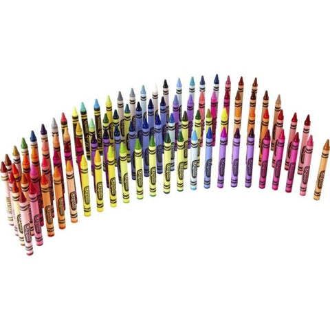 Crayola Standard Crayons With Built-In Sharpener, Assorted Colors, Big Box Of 96 Crayons