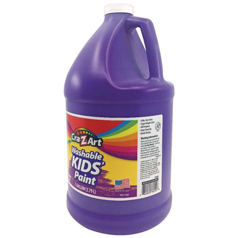 Cra-Z-Art Washable Kids Paint, Purple, 1 gal Bottle