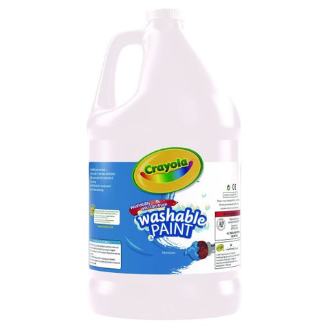 Crayola Washable Paint, White, Gallon