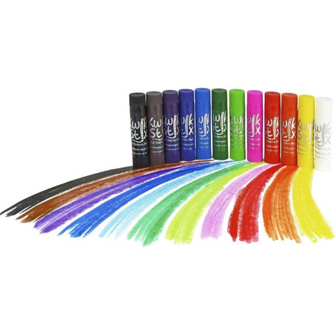 TPG Creations Kwik Stick Tempera Paint, 3.5", Assorted Colors, 12/Pack