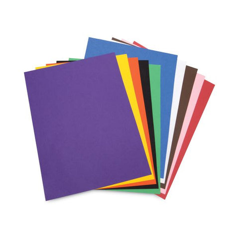 Tru-Ray Construction Paper, 50% Recycled, Assorted Colors, 18" x 24", Pack Of 50