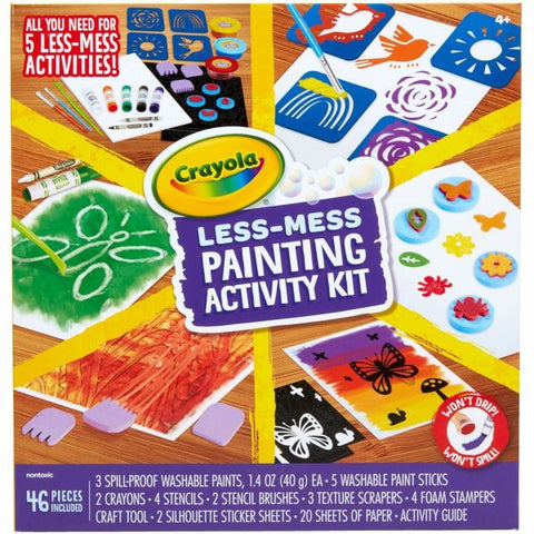 Crayola Less Mess Paint Set