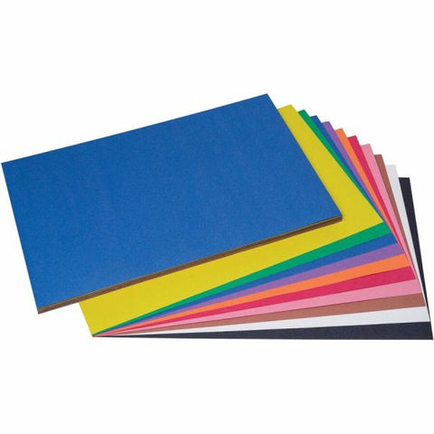 Prang Construction Paper, 12" x 18", Assorted, Pack Of 50