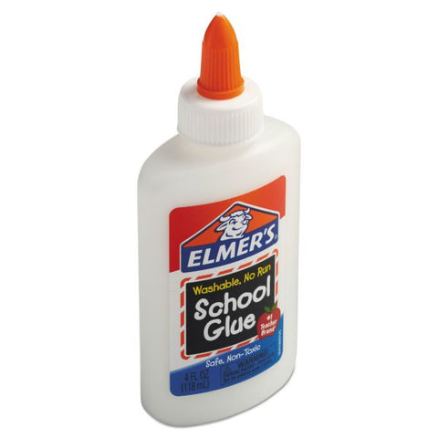 Elmer's White Washable School Glue, 4 oz