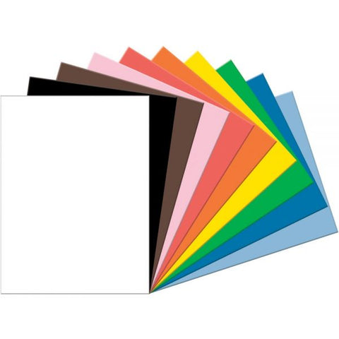 Tru-Ray Construction Paper, 50% Recycled, Assorted Colors, 18" x 24", Pack Of 50