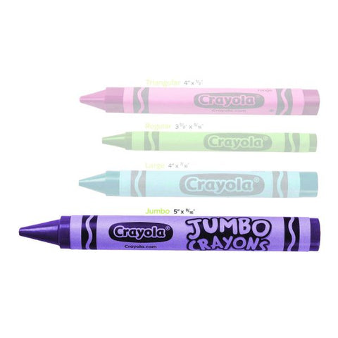 Crayola Jumbo Crayons, Assorted, 16/Box