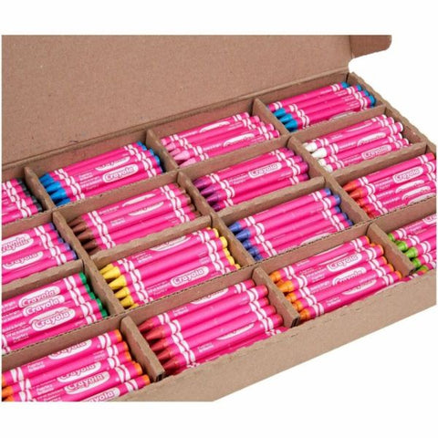 Crayola Construction Paper Crayons, Assorted Colors, Box Of 400