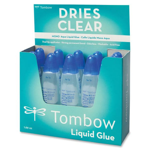 Tombow Mono Aqua Liquid Glue, 1.69 Oz., Clear