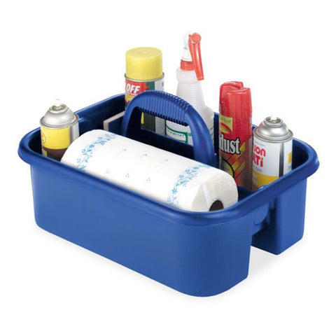 Akro Mils 18" Storage Tote Caddy, Medium Size, Blue