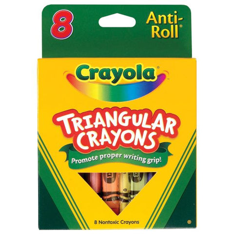 Crayola Triangular Crayons, Box Of 8