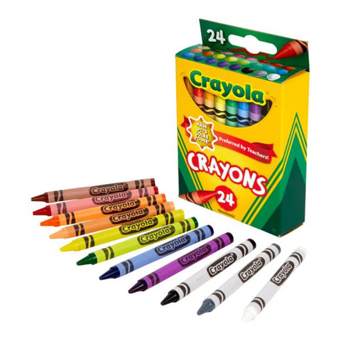 Crayola Crayons, Assorted Colors, Pack Of 24 Crayons