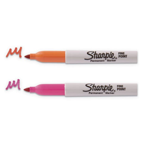 Sharpie Cosmic Color Permanent Markers, Fine Point, Assorted Colors, Set Of 24 Markers