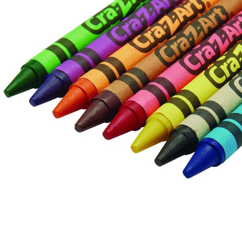 Cra-Z-Art Crayons, 8 Assorted Colors, 8/Pack