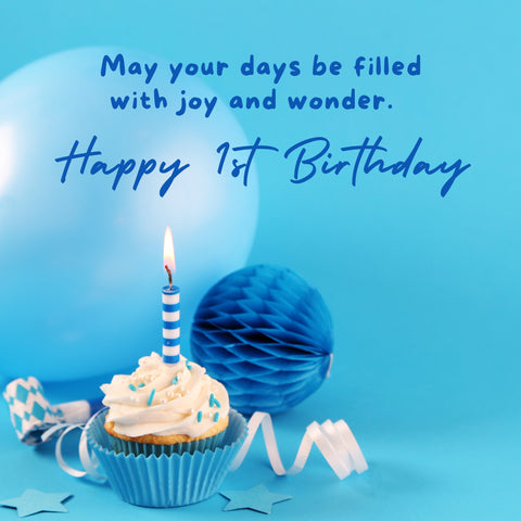 Happy 1st Birthday (Boy)