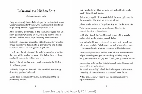 Personalized Short Story (Digital)
