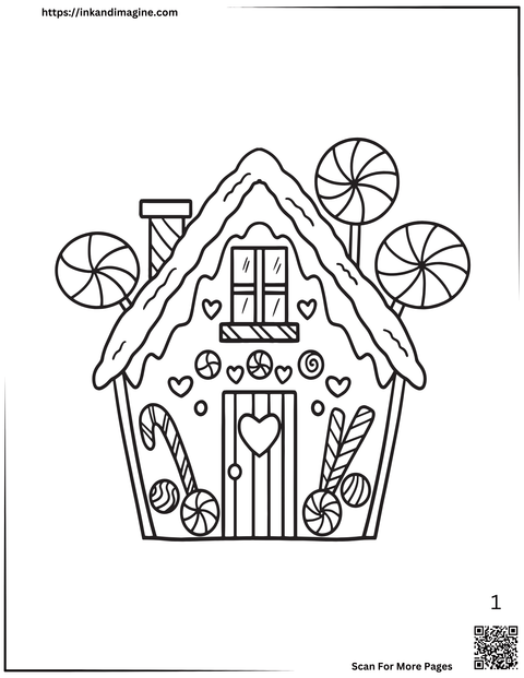 Christmas Coloring Page 1