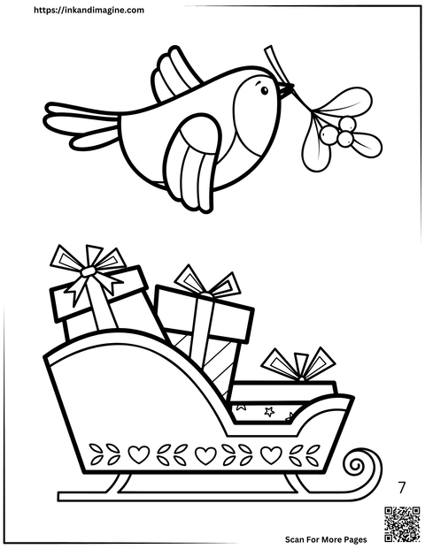 Christmas Coloring Page 7
