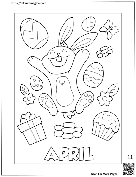 Easter Coloring Page 11