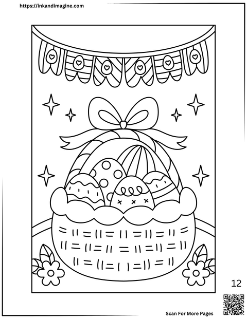 Easter Coloring Page 12