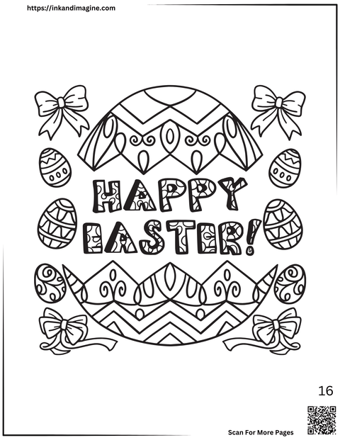Easter Coloring Page 16