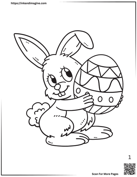Easter Coloring Page 1