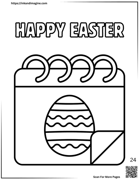 Easter Coloring Page 24