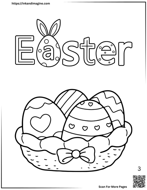 Easter Coloring Page 3