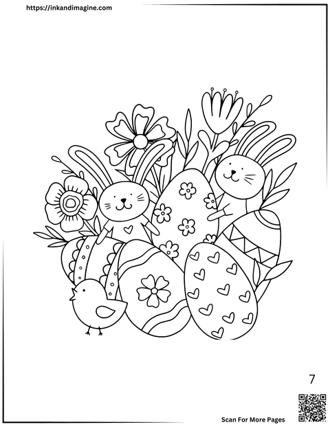 Easter Coloring Page 7