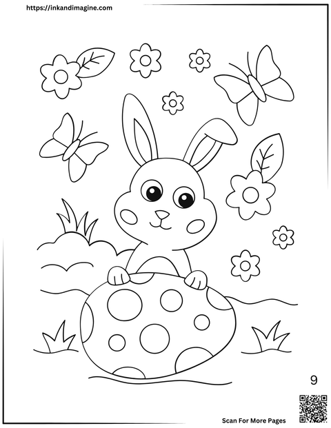 Easter Coloring Page 9