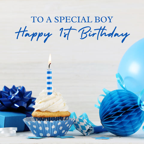 Happy 1st Birthday (Boy)