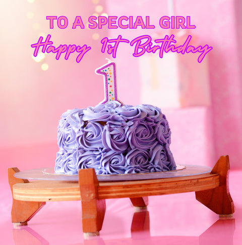 Happy 1st Birthday (Girl)