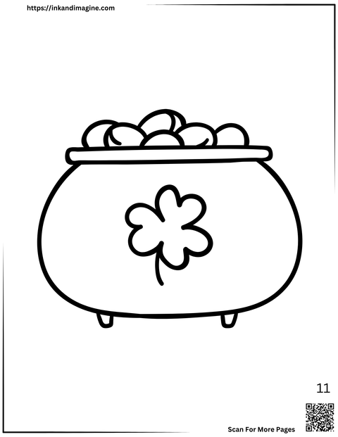 St Patrick's Day Coloring Page 11