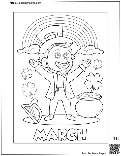 St Patrick's Day Coloring Page 16