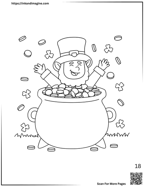 St Patrick's Day Coloring Page 18