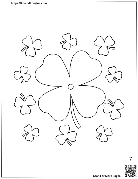 St Patrick's Day Coloring Page 7